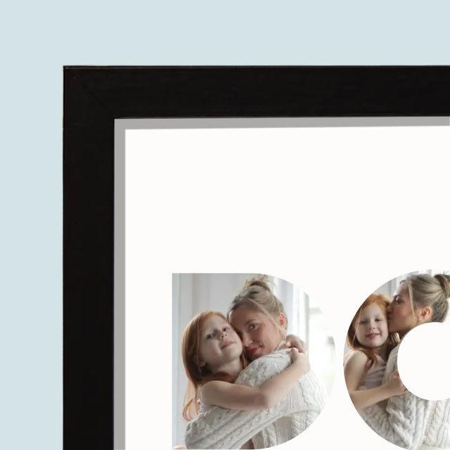 Slovo Z Fotek: Dcera Z Tvých Fotek - Tisk V Rámečku