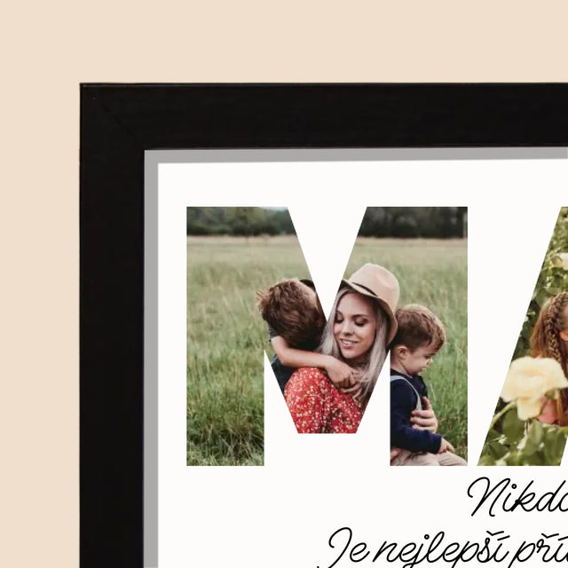 Slovo Z Fotek: Nejúžasnější Máma Na Světě - Tisk V Rámečku