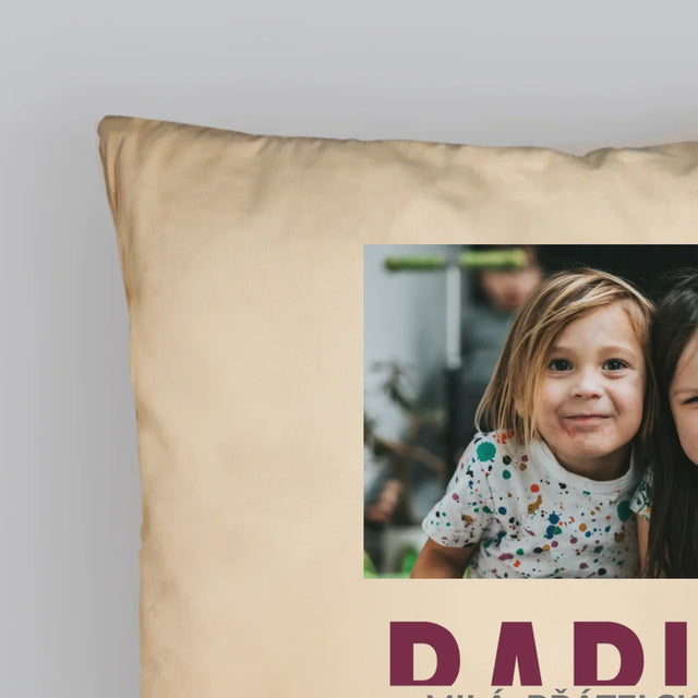 Fotokoláž: Babička - Polštář