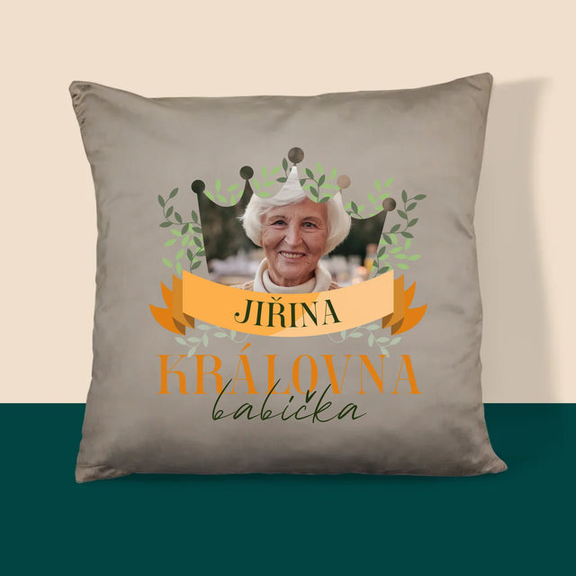 Fotka A Textem: Královna Babička - Polštář