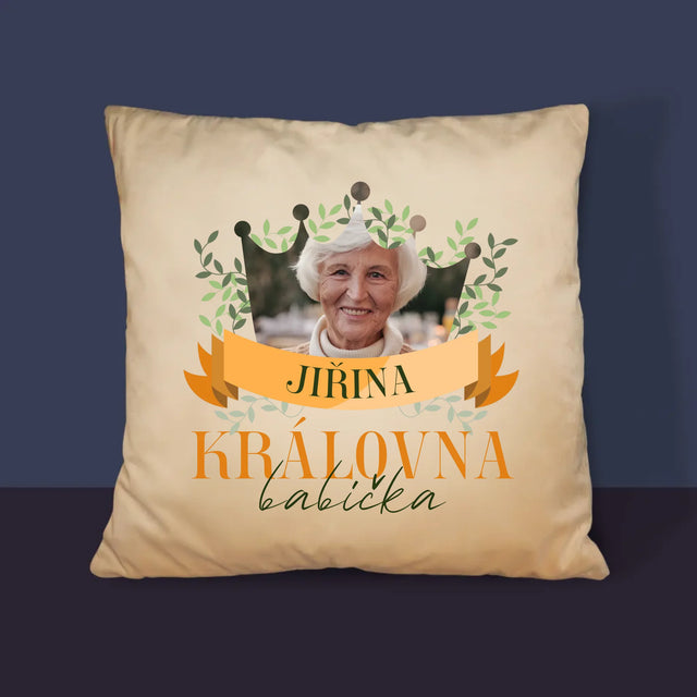 Fotka A Textem: Královna Babička - Polštář