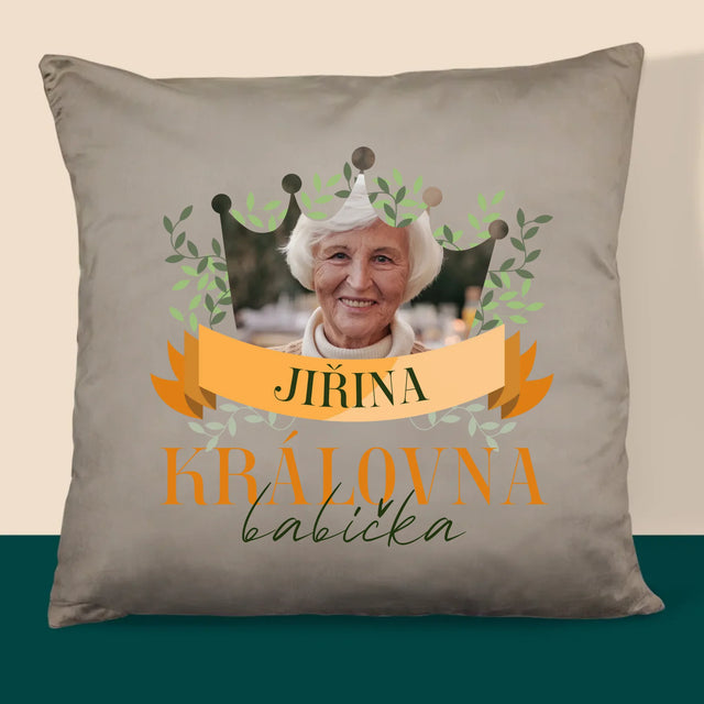 Fotka A Textem: Královna Babička - Polštář
