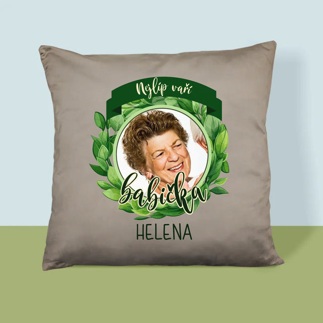 Fotka A Textem: Nejlíp Vaří - Polštář