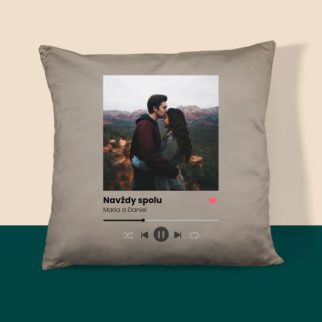 Fotka A Textem: Spotify S Vlastní Fotkou - Polštář