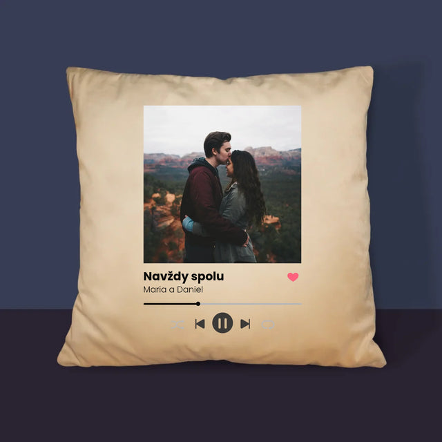 Fotka A Textem: Spotify S Vlastní Fotkou - Polštář