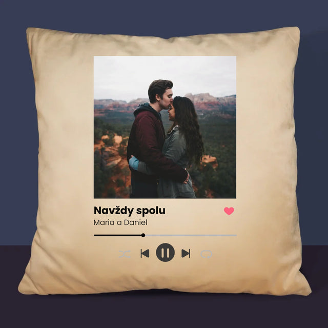Fotka A Textem: Spotify S Vlastní Fotkou - Polštář