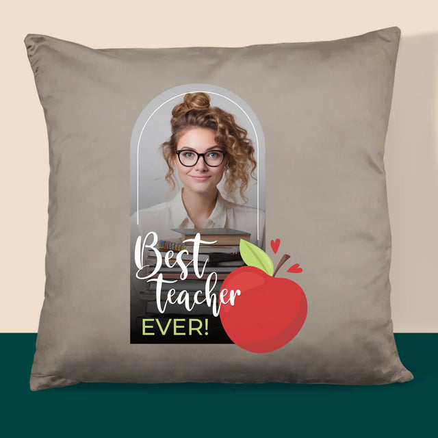Fotka A Textem: Best Teacher Ever - Polštář