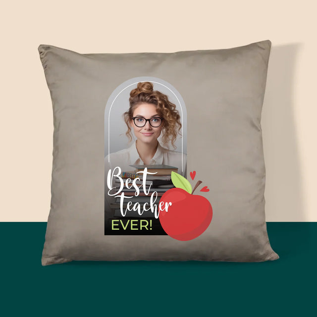 Fotka A Textem: Best Teacher Ever - Polštář