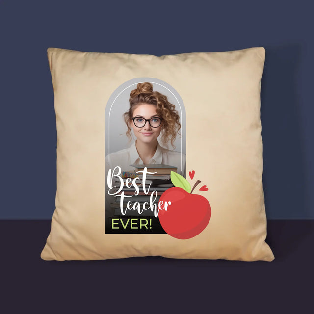 Fotka A Textem: Best Teacher Ever - Polštář