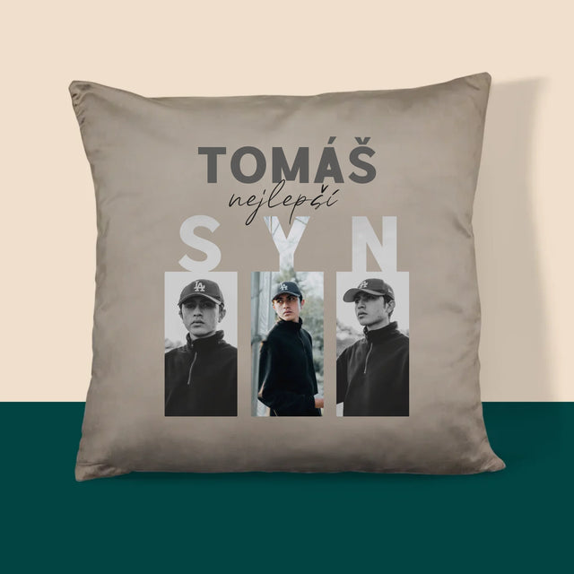 Fotokoláž: Nejlepší Syn - Polštář