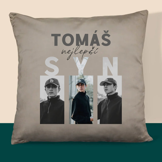 Fotokoláž: Nejlepší Syn - Polštář