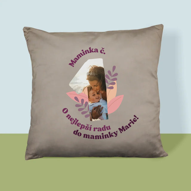 Fotka A Textem: Maminka Č. 1 - Polštář