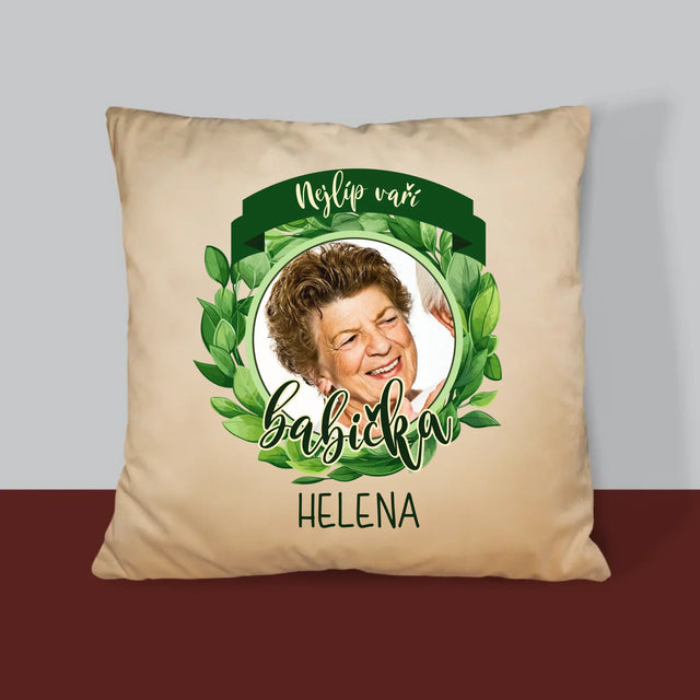 Fotka A Textem: Nejlíp Vaří - Polštář