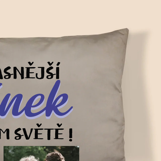 Fotokoláž: Tatínek - Polštář