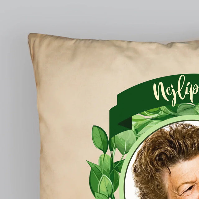 Fotka A Textem: Nejlíp Vaří - Polštář