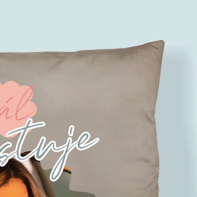 Fotka A Textem: Ideál Neexistuje - Polštář