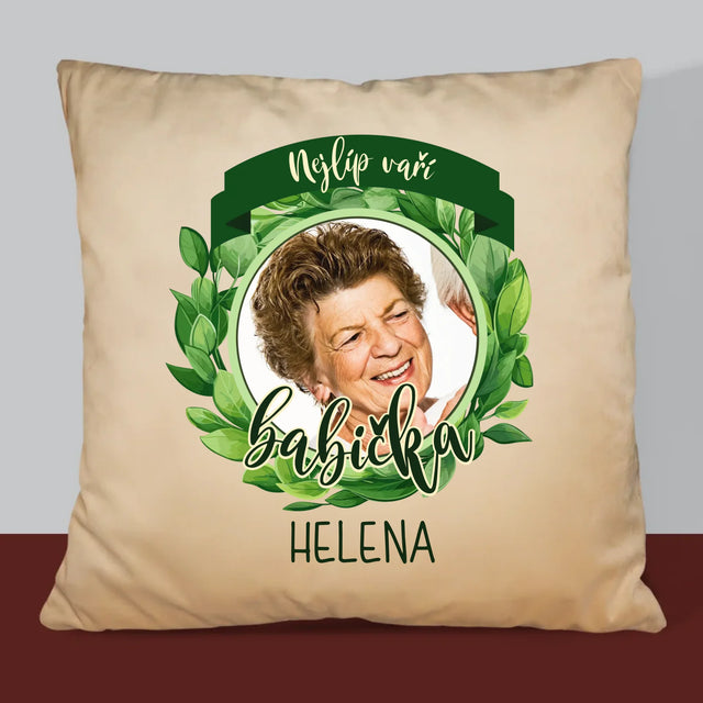 Fotka A Textem: Nejlíp Vaří - Polštář