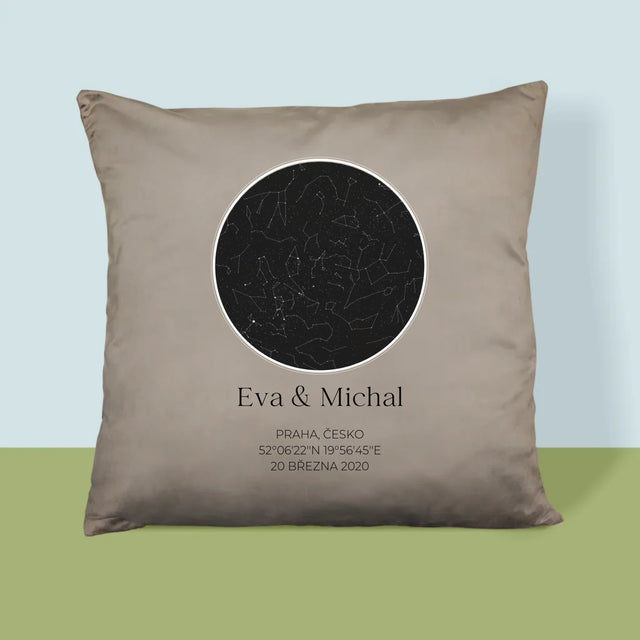 Hvězdná Mapa: Hvězdná Mapa: Pro Zamilované - Polštář