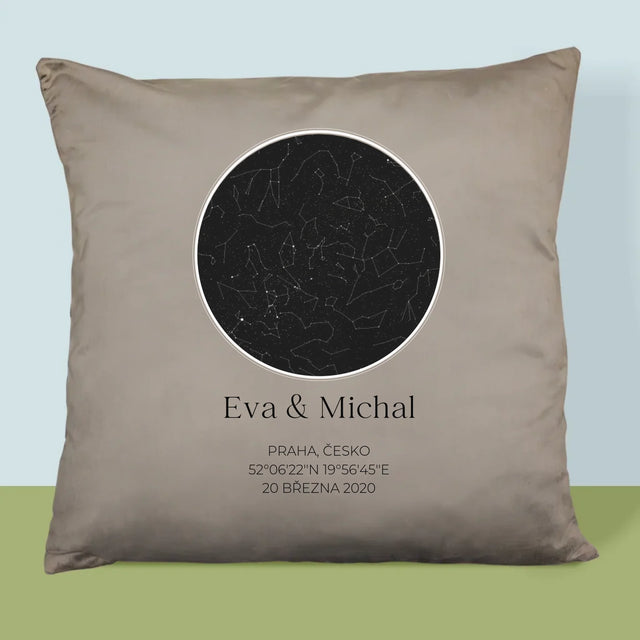 Hvězdná Mapa: Hvězdná Mapa: Pro Zamilované - Polštář