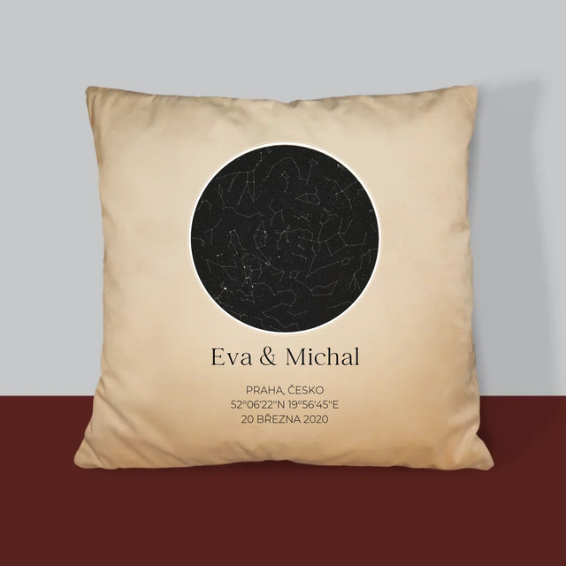 Hvězdná Mapa: Hvězdná Mapa: Pro Zamilované - Polštář