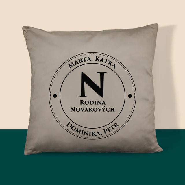Monogram: Monogram Rodina - Polštář