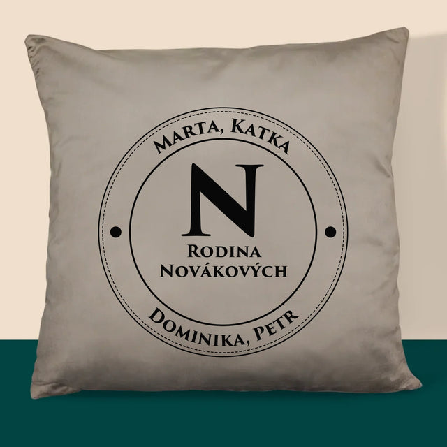 Monogram: Monogram Rodina - Polštář