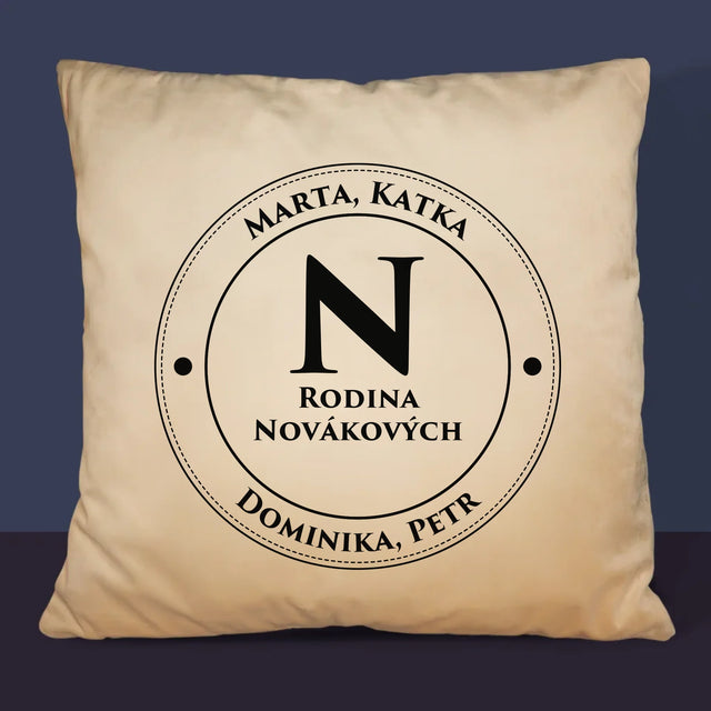 Monogram: Monogram Rodina - Polštář