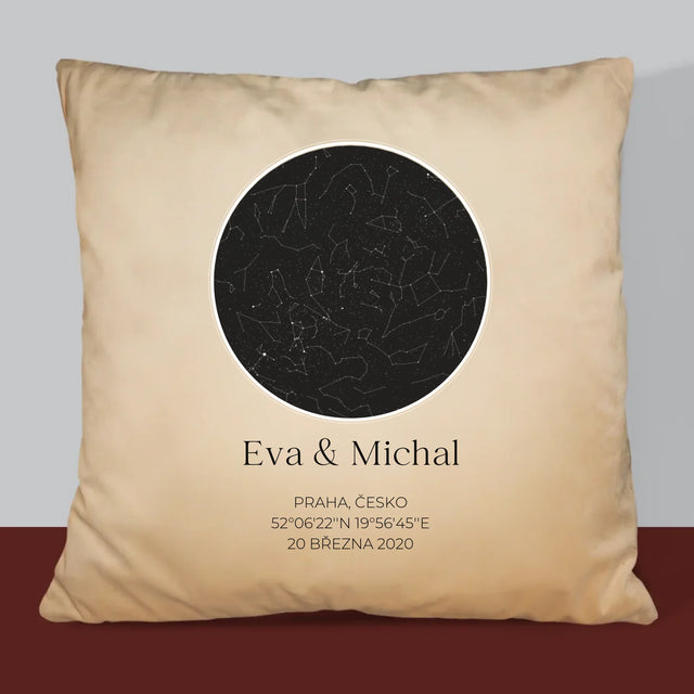 Hvězdná Mapa: Hvězdná Mapa: Pro Zamilované - Polštář