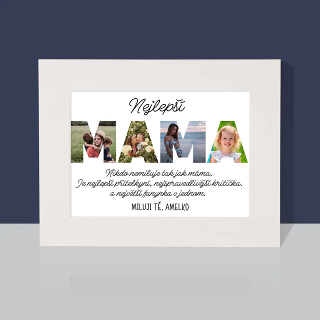 Slovo Z Fotek: Nejúžasnější Máma Na Světě - Fotorámeček