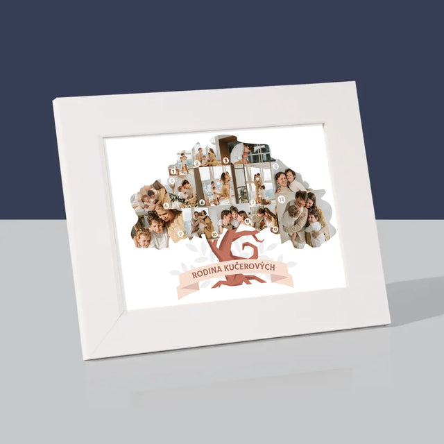 Tvar Z Fotek: Rodinný Strom - Fotorámeček