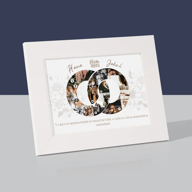 Tvar Z Fotek: Svatba - Fotorámeček