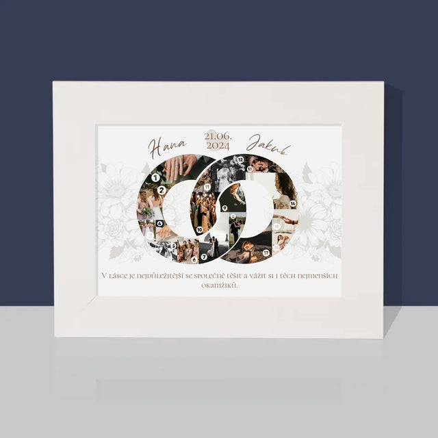 Tvar Z Fotek: Svatba - Fotorámeček
