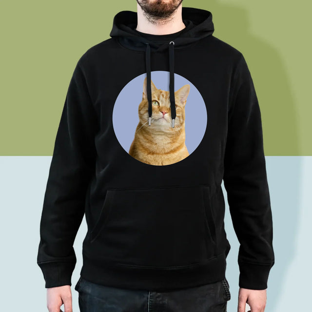 Fotka: Tvoje Kočka - Pánská Mikina S Kapuci