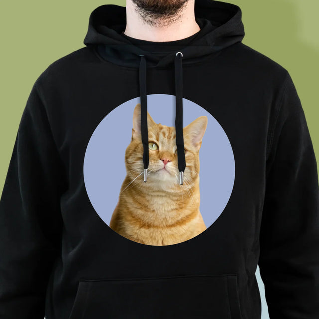Fotka: Tvoje Kočka - Pánská Mikina S Kapuci