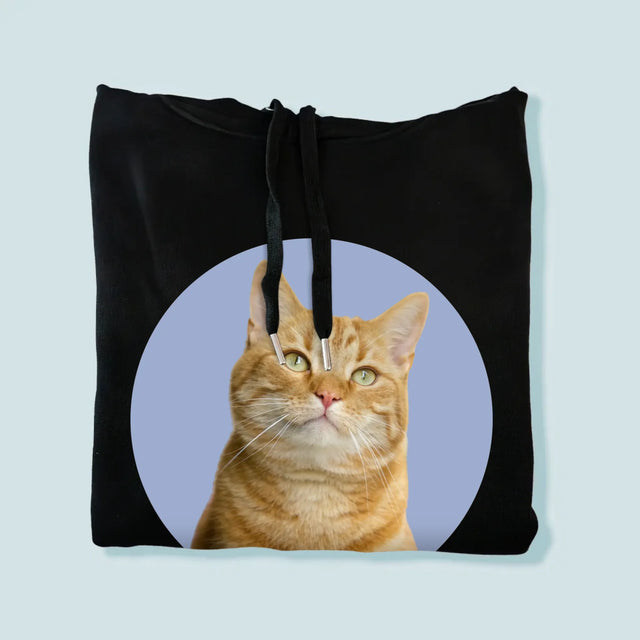 Fotka: Tvoje Kočka - Pánská Mikina S Kapuci