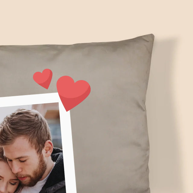 Fotka A Textem: Miluji Tě Fotka - Polštář