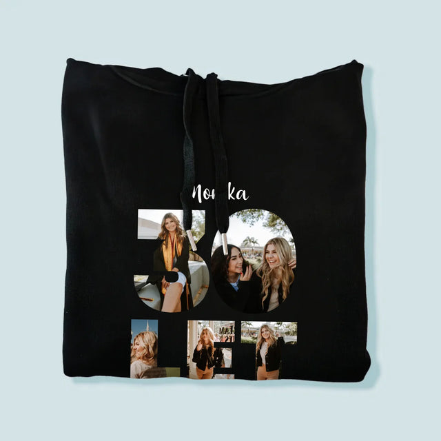 Slovo Z Fotek: 30 Let Z Tvých Fotek - Pánská Mikina S Kapuci