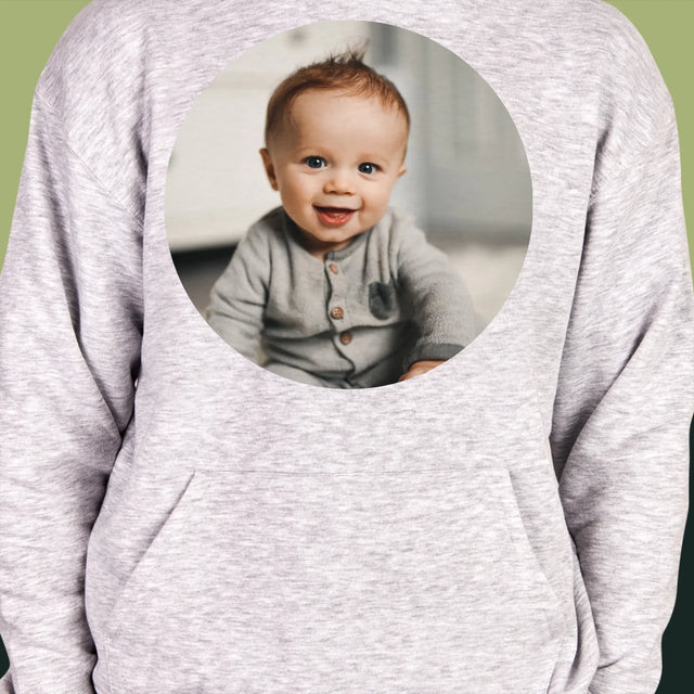 Fotka: Fotka V Kolečku - Pánská Mikina S Kapuci