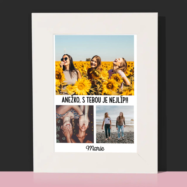 Fotokoláž: Nejlepší Kamarádky - Fotorámeček