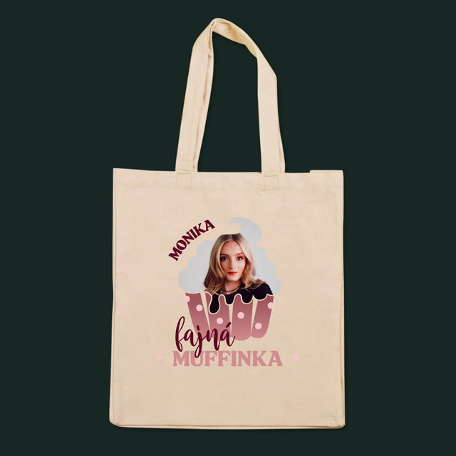 Fotka A Textem: Fajná Muffinka - Plátěná Taška