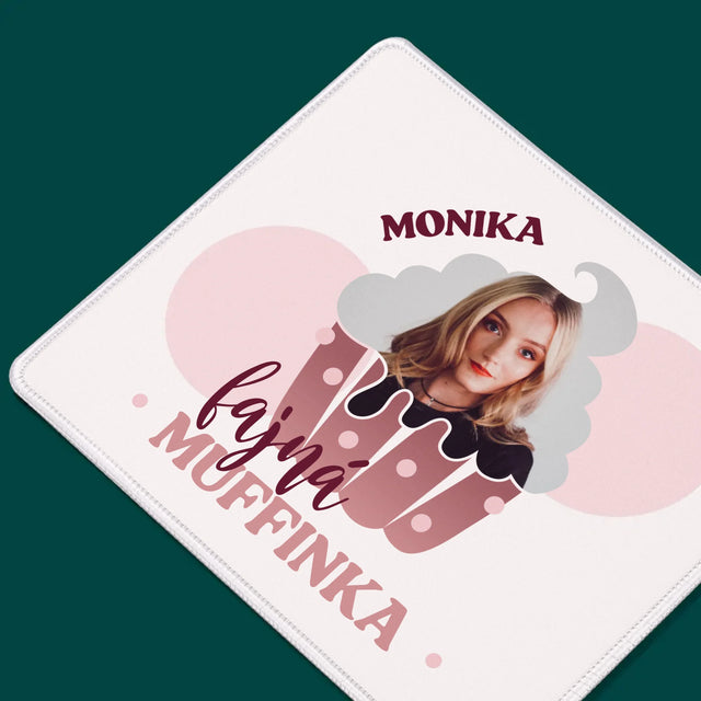 Fotka A Textem: Fajná Muffinka - Podložka Pod Myš