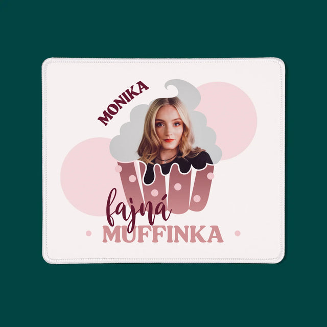 Fotka A Textem: Fajná Muffinka - Podložka Pod Myš