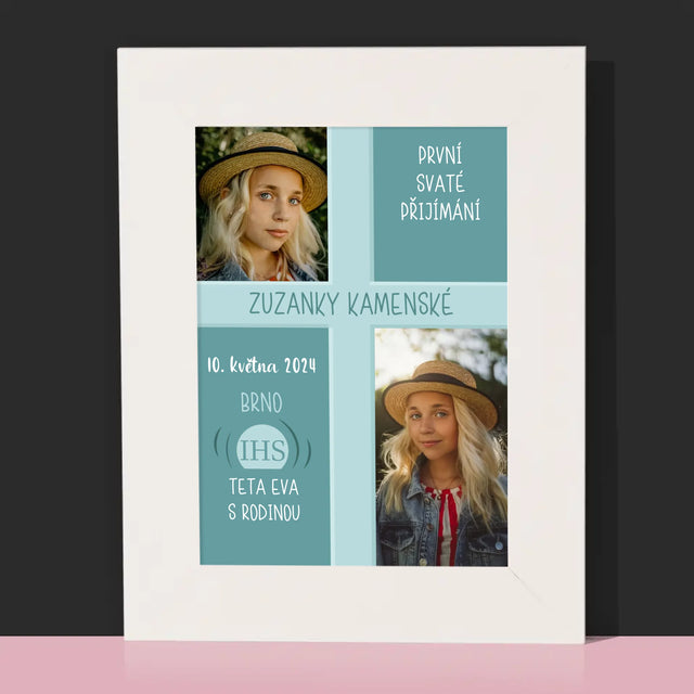 Fotokoláž: První Přijímání - Fotorámeček