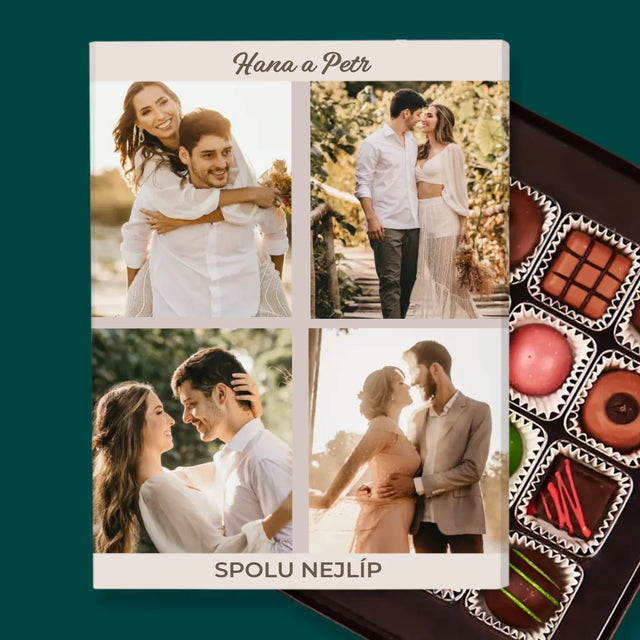 Fotokoláž: Spolu Nejlíp Koláž Z Fotografií - Pralinky
