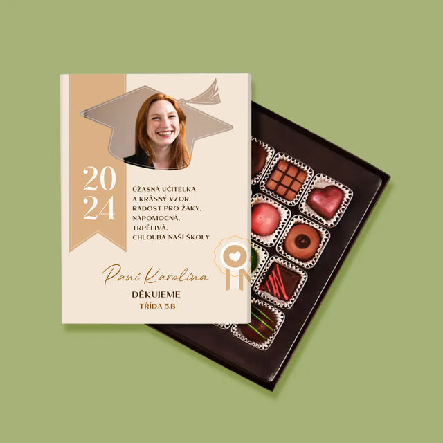 Fotka A Textem: Diplom Pro Učitele - Pralinky