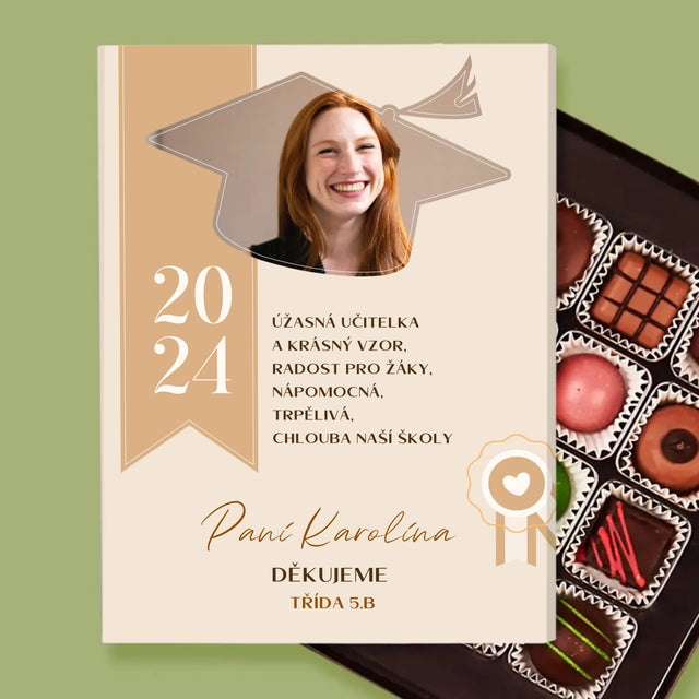 Fotka A Textem: Diplom Pro Učitele - Pralinky