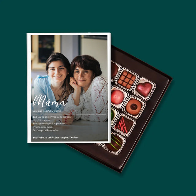 Fotka A Textem: Máma Definice - Pralinky