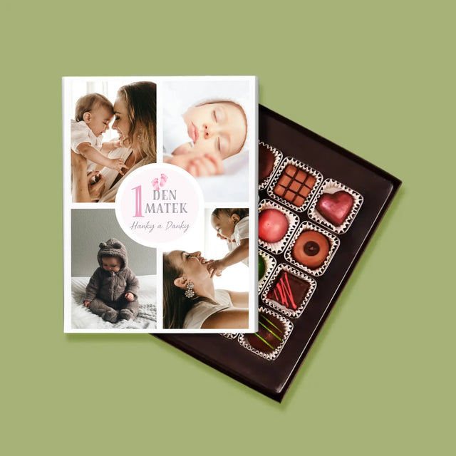 Fotokoláž: První Den Matek - Pralinky