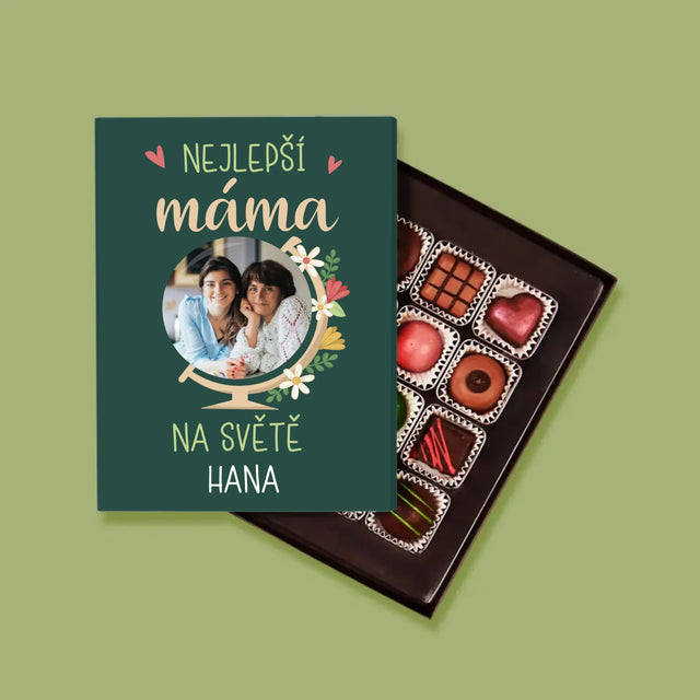Fotka A Textem: Nejlepší Máma Svět - Pralinky