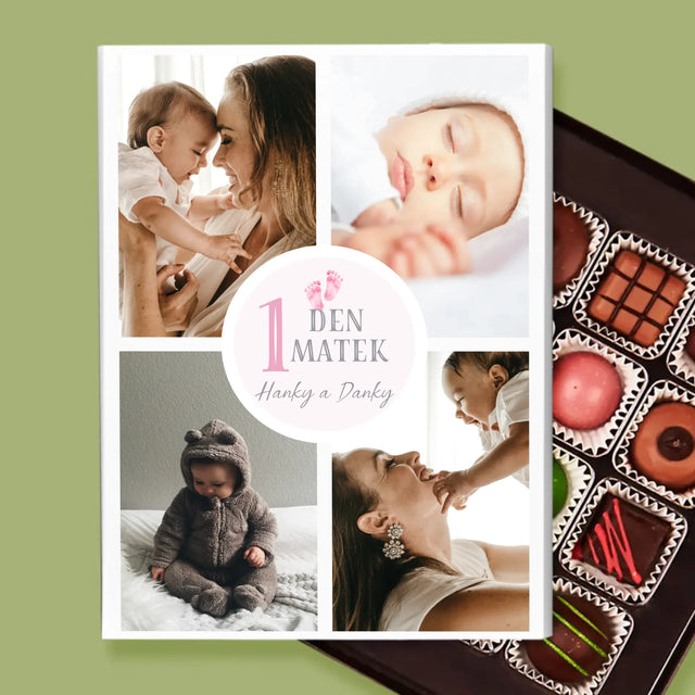 Fotokoláž: První Den Matek - Pralinky
